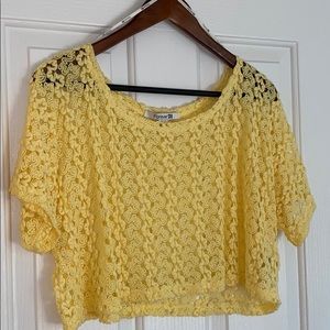 Forever 21 Crochet Crop Top